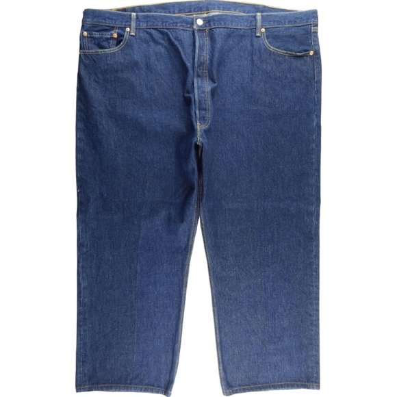 Levi's 501 Straight Jeans Men's 54 (Measuress 51x28) Button Fly C952 - Picture 1 of 7